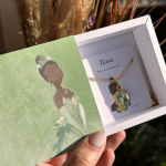 Collar Tiana tú eres mi princesa ​favorita