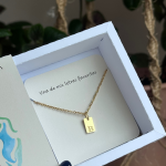 Collares En esta pequeña inicial guarde un poquito del cariño que te tengo - Imagen 2