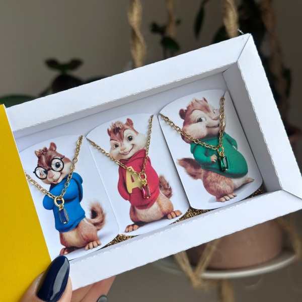 Collar Alvin y las Ardillas 🐿️✨