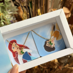 🧜‍♀️ Collar Mamá & Hija inspirado en Ariel 💚 - Imagen 2