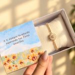 🌻 Pulsera giratoria inspirada en los girasoles 💛